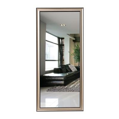 China Factory direct sale modern simple decorative wall mounted dressing mirror with bracket integral mirror floor mirror for sale