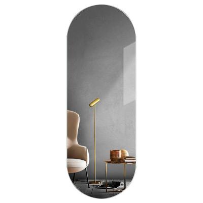 China YISHARE Minimalist Decoration Full Mirror Custom Modern Simple Home Bedroom Mirrors Decorative Wall Mounted Dressing Mirrors for sale