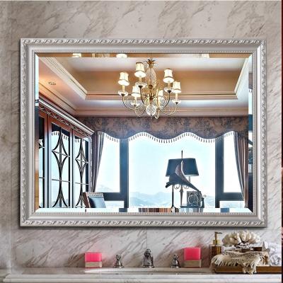 China Cheap Eco-friendly Hotel Bedroom Rectangle Vintage Vintage Yishare Salon Makeup Wall Hanging Bath Mirrors Bathroom Mirror for sale