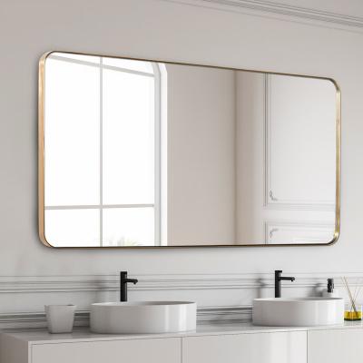 China Hotel Room Large Decorative Rectangle Bathroom Magnifying Hot Selling Wall Mounted Mirror for sale