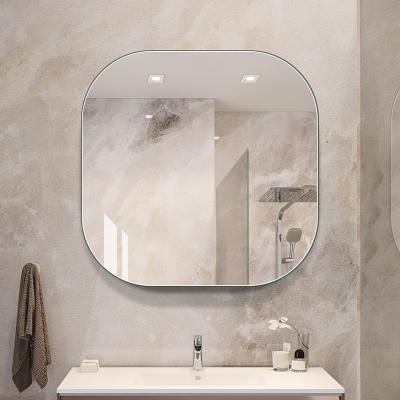 China Yishare Eco-Friendly Simple Modern Vanity Mirror Frameless Modern Square Bathroom Mirror For Bedroom Living Room Dorm Decor Bathroom Mirror for sale