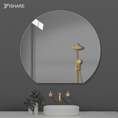 China Yishare Factory Direct Selling Fashion Bathroom Vanity Mirror Circle Hanging Magnifying Mirror for Bedroom Entrance for Girls Bath Mirror for sale