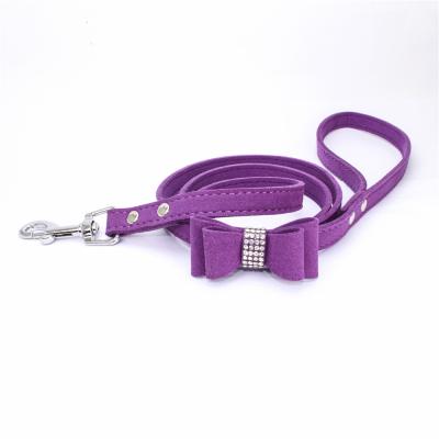 China Best Selling Premium Viable Outdoor Rope Lead Adjustable Rhinestone Dog Walking Leash for sale