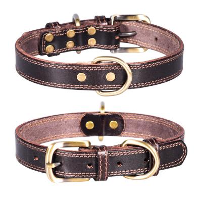 China Custom Leather Pet Reflective Collar Manufacturer Adjustable Nylon Dog Collar With 4 Colors for sale