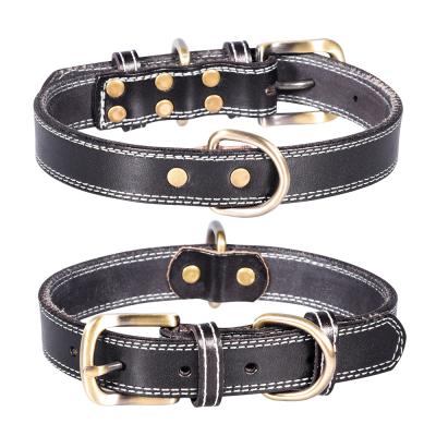 China Viable Wholesale Dog Multi-colors Manufacturer Leather Collar Small To Extra Large Dogs Pet Collar for sale