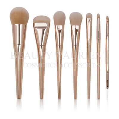 China Unique  Color Ladies Make Up Brushes PBT Hair  7pcs Brush Set Skin Friendly for sale