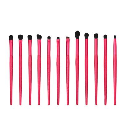 China 12pcs Professional Eyeshadow Brushes Eyeshadow Smudge Brush  19.5cm for sale