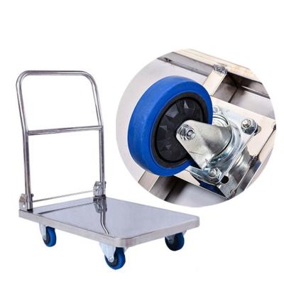 China Industrial Custom Multifunction Plastic Folding Stainless Steel Instrument Trolley Casters for sale