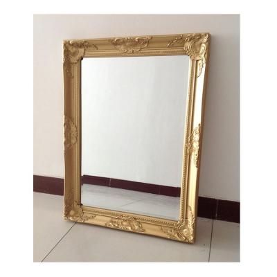 China Europe Warm Wooden Large Round Rattan Wall Mounted Mirror For Home Decoration for sale