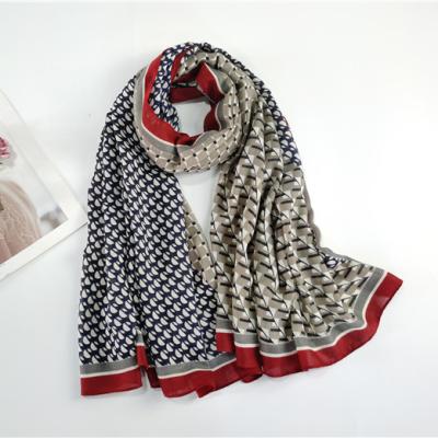 China New Style Casual Other Long Scarves Polyester Voile Autumn Winter Style Scarf And Shawl For Woman for sale