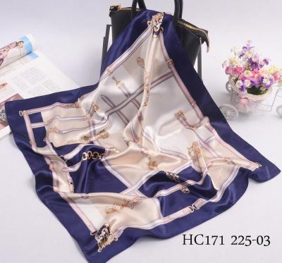 China Fashion Clothes Fashion Trend 60*60cm Satin Summer Square Neck Scarf For Women for sale