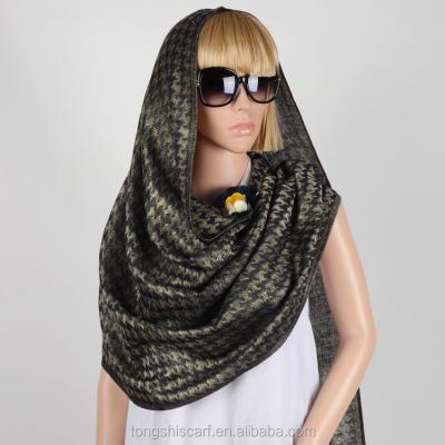 China Fashion Elegant Muslim Clothing Hijab Scarf Chat Long Pashmina Shawl Dubai Lady Dyed SC-1401 for sale