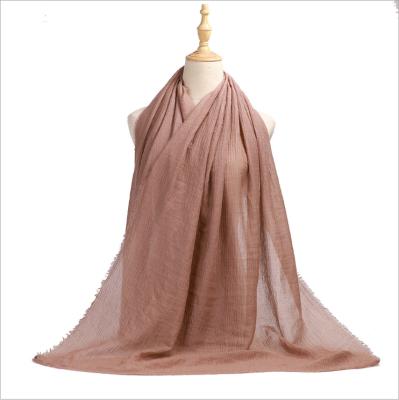 China muslim hijabs malaysia hijabs tundung adult woman hijab 90*180cm cotton twill shawl plain muslim woman bawal for sale