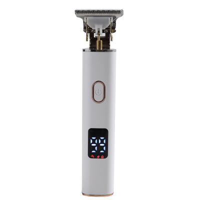 China Commercial customized new portable LED digital display oil hair trimmer small and exquisite home hair trimmer hair trimmer for sale