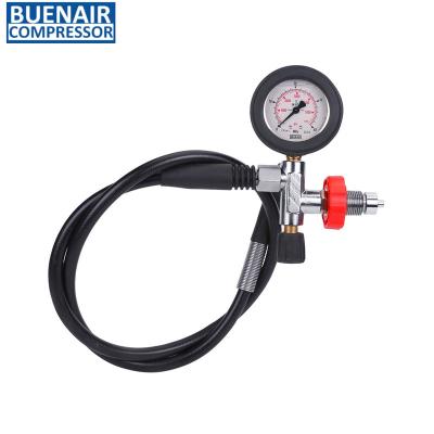 China Fillig deluxe high pressure air filling hose and breathing valve for scuba diving air cylinders for sale