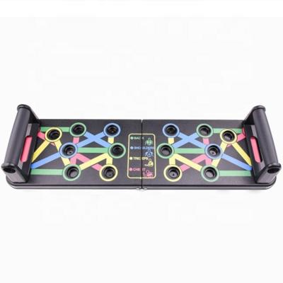 China ABS Manufacturers Home Indoor Sporting Goods Folding 14 Function Fitness Abdominal Push Ups Board for sale