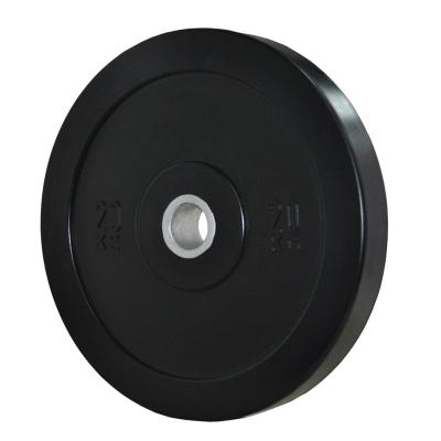 China Cast iron and rubber round weight plate for sale