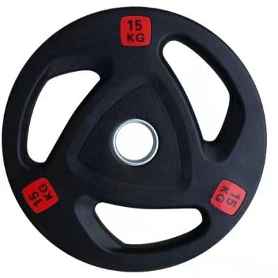 China Universal gym equipment custom bumper plates weightlifing calibrated rubber barbell weight plates for exercise for sale