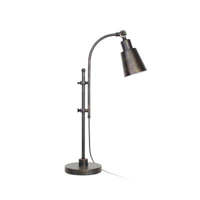 China New-designed gold retro fashionable metal flush adjustable table lamp for reading room for sale