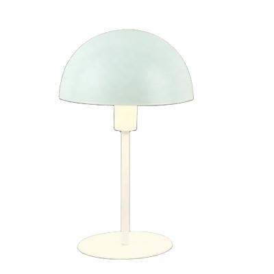 China Dresser Funny Children's Lamp White Metal Mushroom Desk Lamp for Study for sale