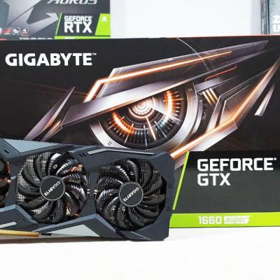 China Super Gigabyte GTX 1660 OC 6g Workstation GPU Graphics Card With 6gb Gddr6 192 Memory Bit Interface for sale