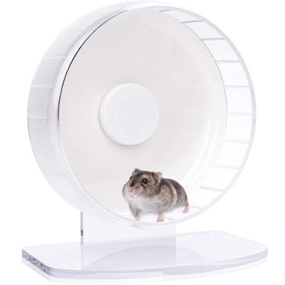 China Viable Adjustable Pet Supplies Products Accessories Pet Cages Running Carriers Silent Hamster Exercise Wheel Toy for sale