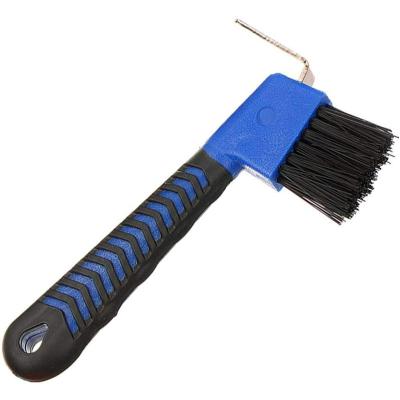 China Stabilized Powers Soft Durable Strong Soft Touch Durable Horse Outdoor Sports Grip Horse Hoof Picking Brush Rubber Brush for sale