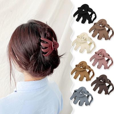 China Hot Selling Jiamu Amazon Hair Decoration Matte Hair Claw Octopus Hair Accessories Claw Clips For Women Girls Solid Color Factory Price for sale