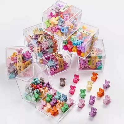 China Jiamu Factory Price 36pcs/Box Hair Decoration Jiamu Factory Price Kids Mini Hair Claw Clips Girls Animal Cute Hair Clips Style Decoration Accessories for sale