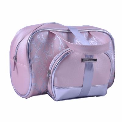 China NATIONAL Promotional Cheap Women Cosmetic Bag Gift Set Make Up Organizer Cosmetic Bag Travel Set for sale