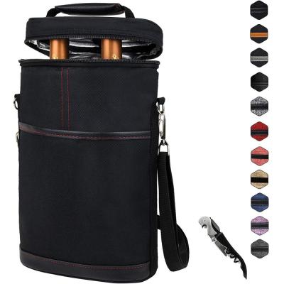 China Waterproof Outdoor Insulated Wine Cooler Bag Gift Wine Cooler Bag Wine Cooler Bag for sale