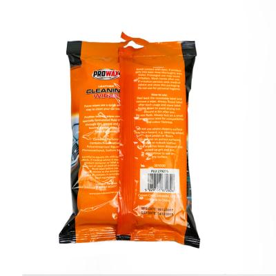 China 2021 Hot Selling Antibacterial Disposable Cleaning Car Cleaning Wet Wipes for sale