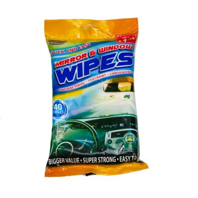 China Car Care Disposable Portable Interior Car Wrapping Leather Cleaning Cloths for sale