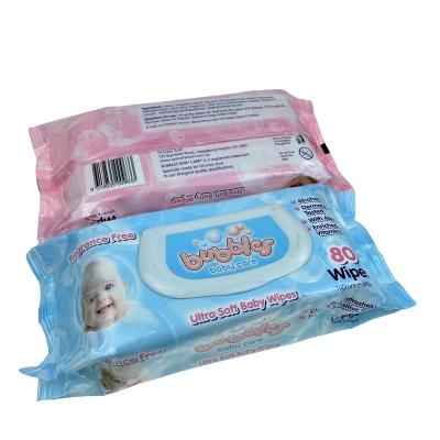 China Organic Cleaning Cleaning Suppliers Customized Babies Skin Care Antibacterial Cloth Wet Wipe For Baby for sale