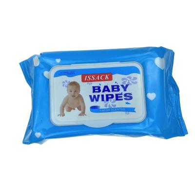 China Cleaning Wipes Factory Nonwoven Ultra Soft Clamshell Wipes Wet Baby Hygiene Cloths Baby Skin Care Material for sale