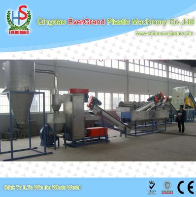 China Label Separator PET Flakes Plastic Bottle Recycling Machine for 10 - 18mm Particle Size for sale