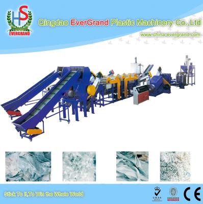 China Industrial PP Film Recycling Plastic Machine Line with Screw Conveyor Dewatering Machine for sale