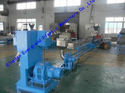 China Plastics Polymers Recycling Plastic Granulating Machine with Twin Screw Design for sale