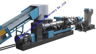 China Plastic Industry PET Bottle Granulating Machine Plastic Recycling Line Twin Sscrew for sale