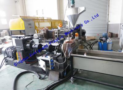 China Double Screws Agriculture Film Plastic Pelletizing Machine with Agglomerator for sale