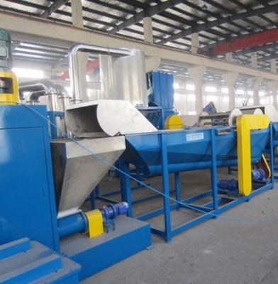 China Used plastic PET bottle flakes washing cleaning recycling drying machine for bottles for sale