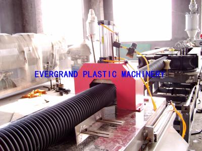 China Reliable Corrugated Pipe Machine , Drainage plastic tube making machine for sale