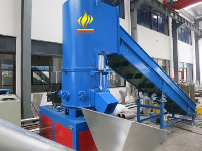 China 200Kg / h Waste PE PP Plastic Agglomerator Machine , film bags granule making machine for sale