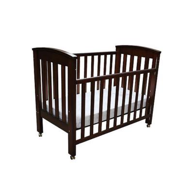 China 2018 best selling solid wood dark color baby travel wooden hutch for sale