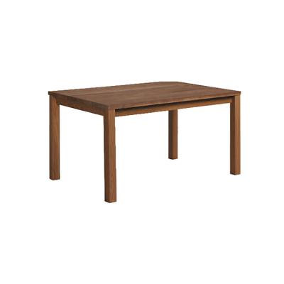 China Classic Cherry Color Design Solid Wood Strong Wooden Dining Table for sale