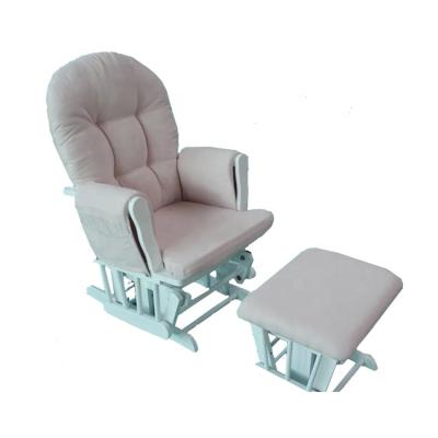 China Factory direct cheap durable modern custom glider chair adjustable (height) with stool chair and stool set lounge chair stool for sale