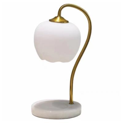 China Small Round Trophy Base Marble Lamp White Marble Base Eco - Friendly for sale