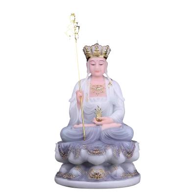 China Home Decoration Dizang Bodhisattva Statue Dizang Bodhisattva Statue Stone Marble Tibet Buddha Chinese Statue for sale