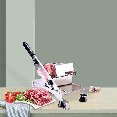 China food & Beverage Factory Kitchen Restaurant Equipment Semi-automatic Meat Slicer Meat Supply Frozen Slicer for sale