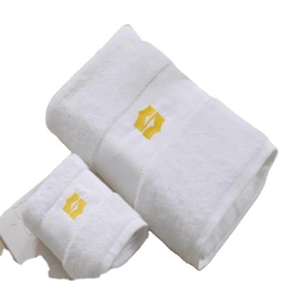 China Long terry16S color design sales promotion hotel towel set 100% full original high quality white cotton viable for sale